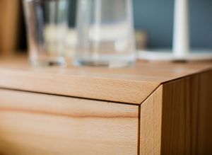 lunetto solid wood dresser corner joint 