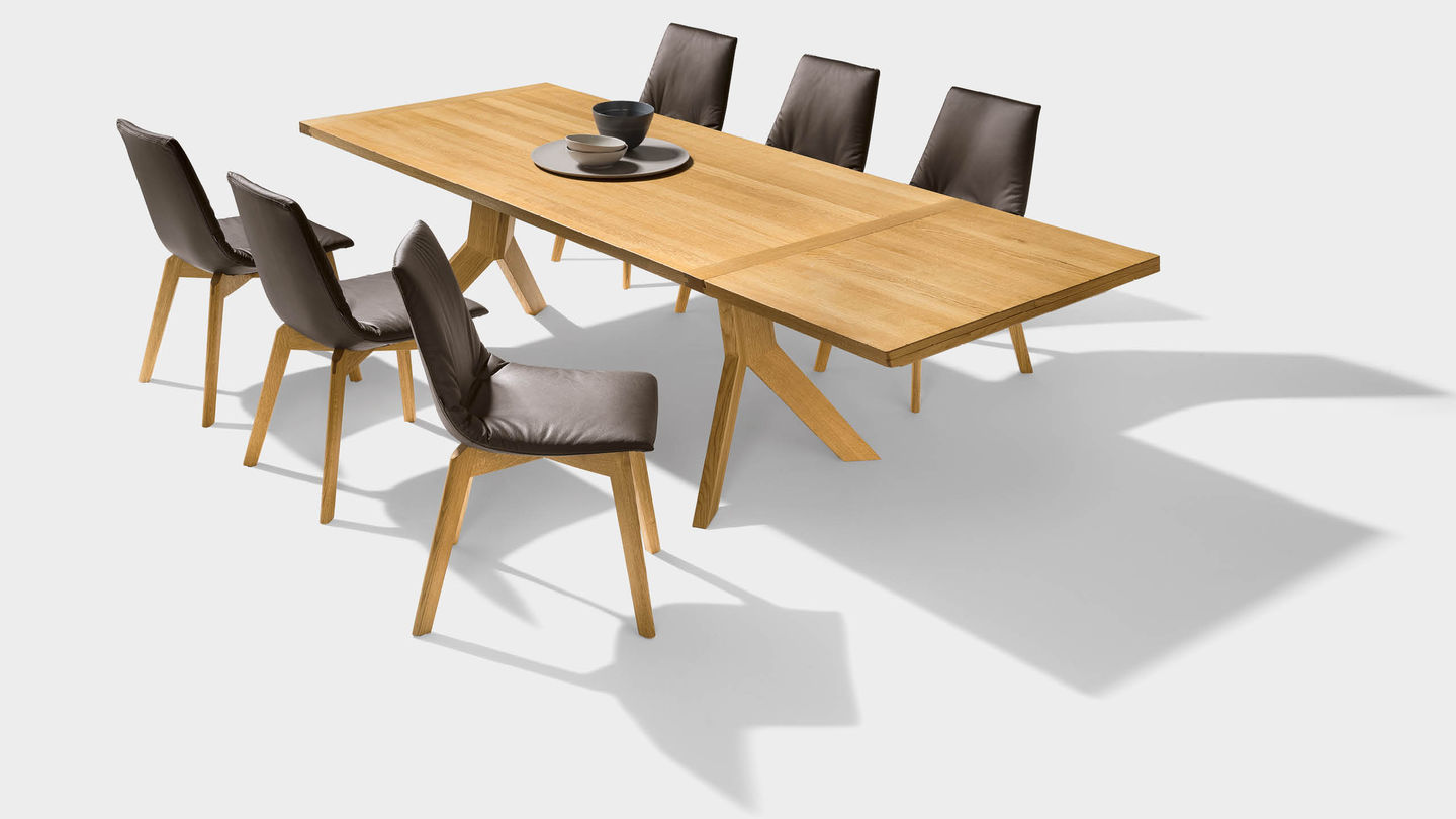 Table extensible yps en bois du designer Jacob Strobel