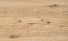 TEAM 7 essence chêne sauvage huilé blanc, bois de caractère avec veinure marquée et noeuds visibles