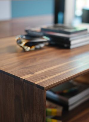 Tavolino lux in legno naturale