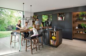 Designerküche black line aus Naturholz von TEAM 7