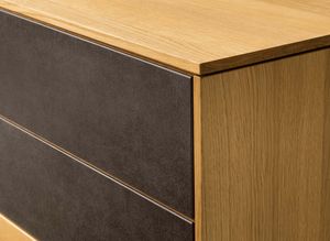 filigno sideboard made of solid wood with delicate casing
