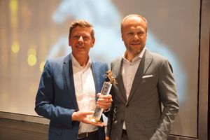 Georg Emprechtinger e Hermann Pretzl con il riconoscimento Pegasus d’oro