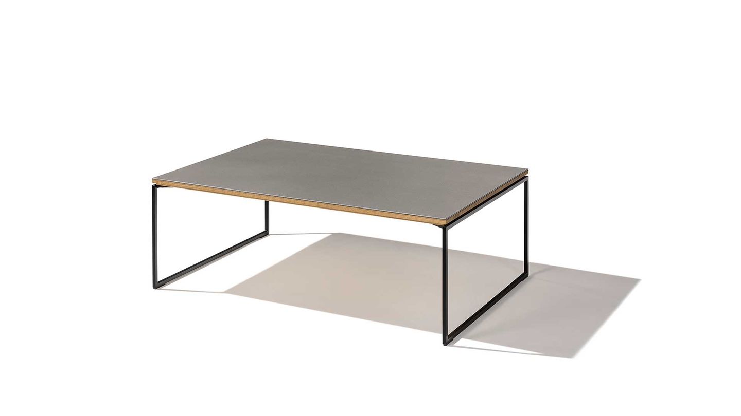 filigno coffee table with coloured glass by TEAM 7
