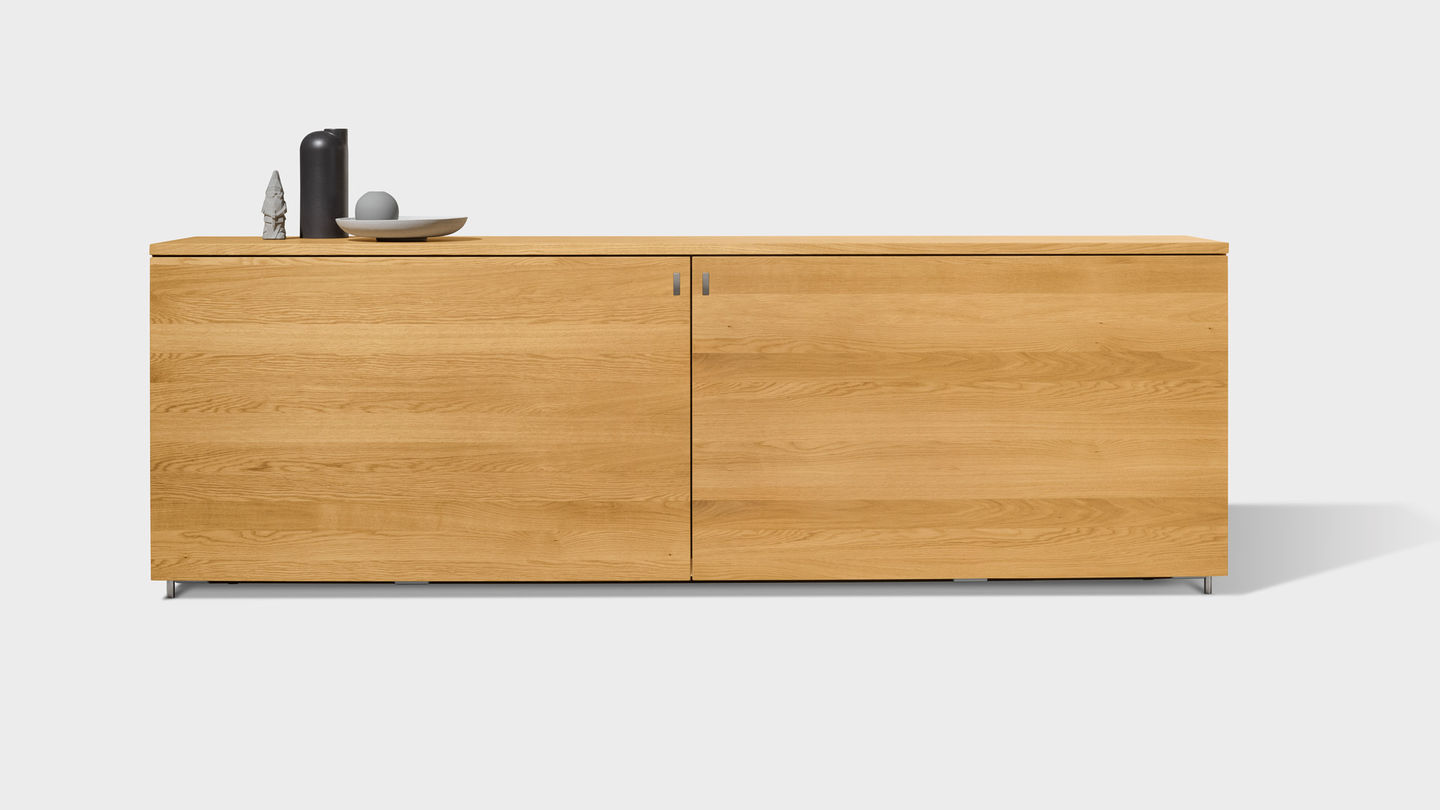 cubus sideboard made of solid wood in oak