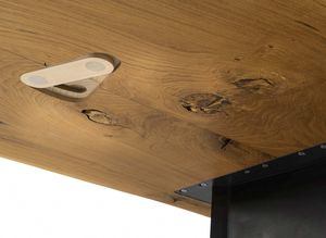 Giunti in legno sul lato inferiore del tavolo echt.zeit