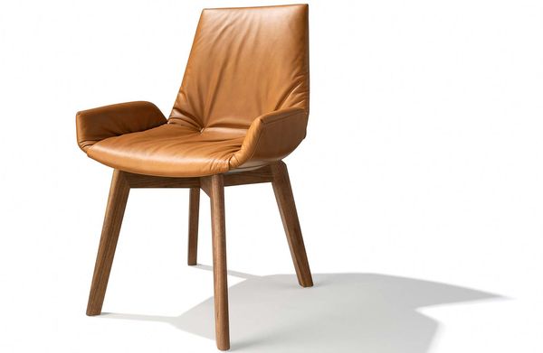 #7 Esszimmerstühle Küchenstuhl mit Holzbeinen Büro Stühle Design Wohnzimmerstuhl 