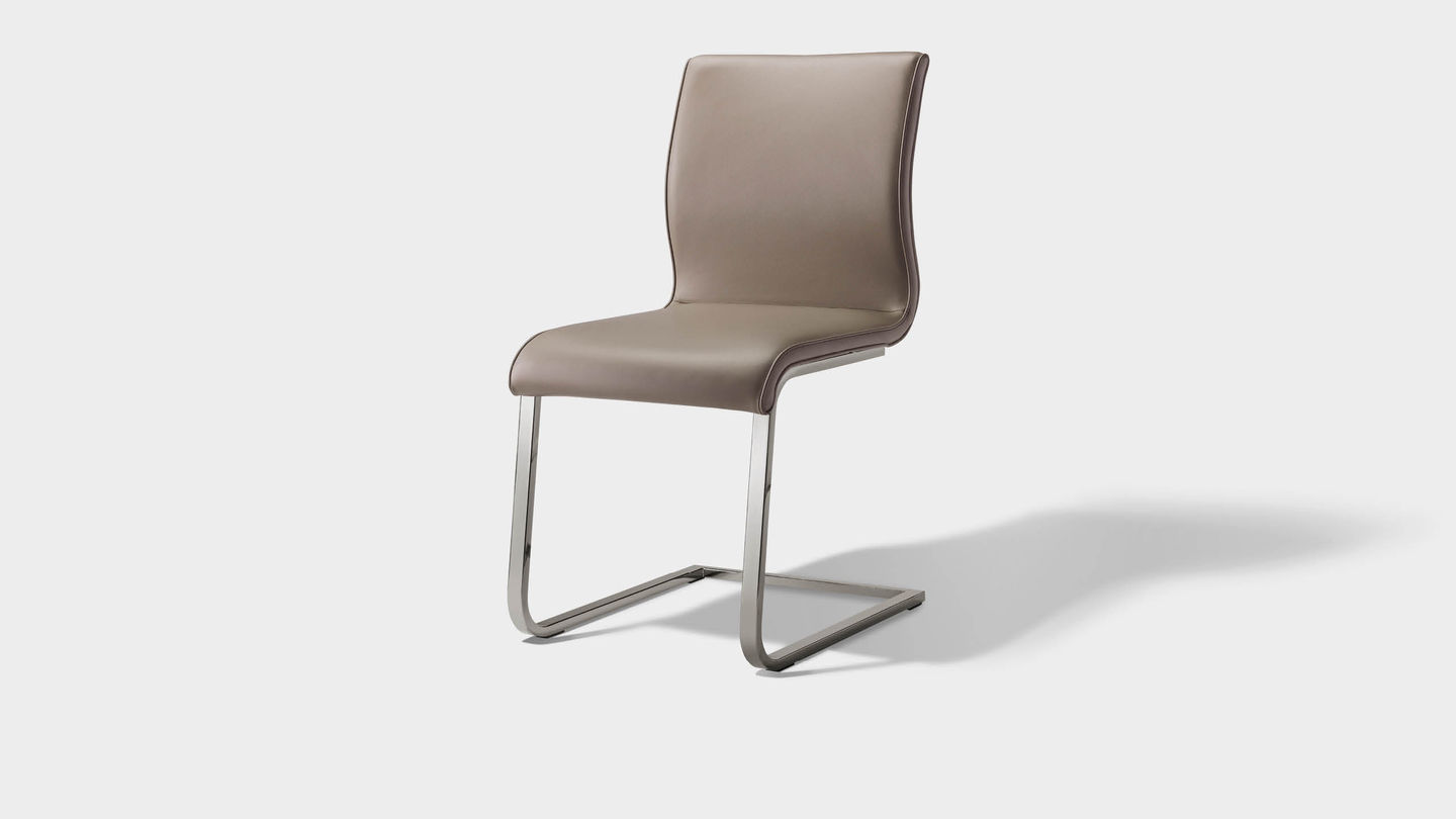 Консольный стул „magnum“ на пьедестале из блестящей нержавеющей стали