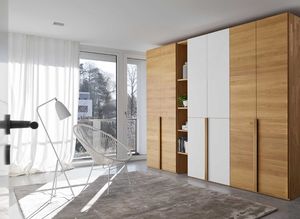 lunetto wardrobe with hinged doors