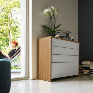 lunetto dresser in solid wood 